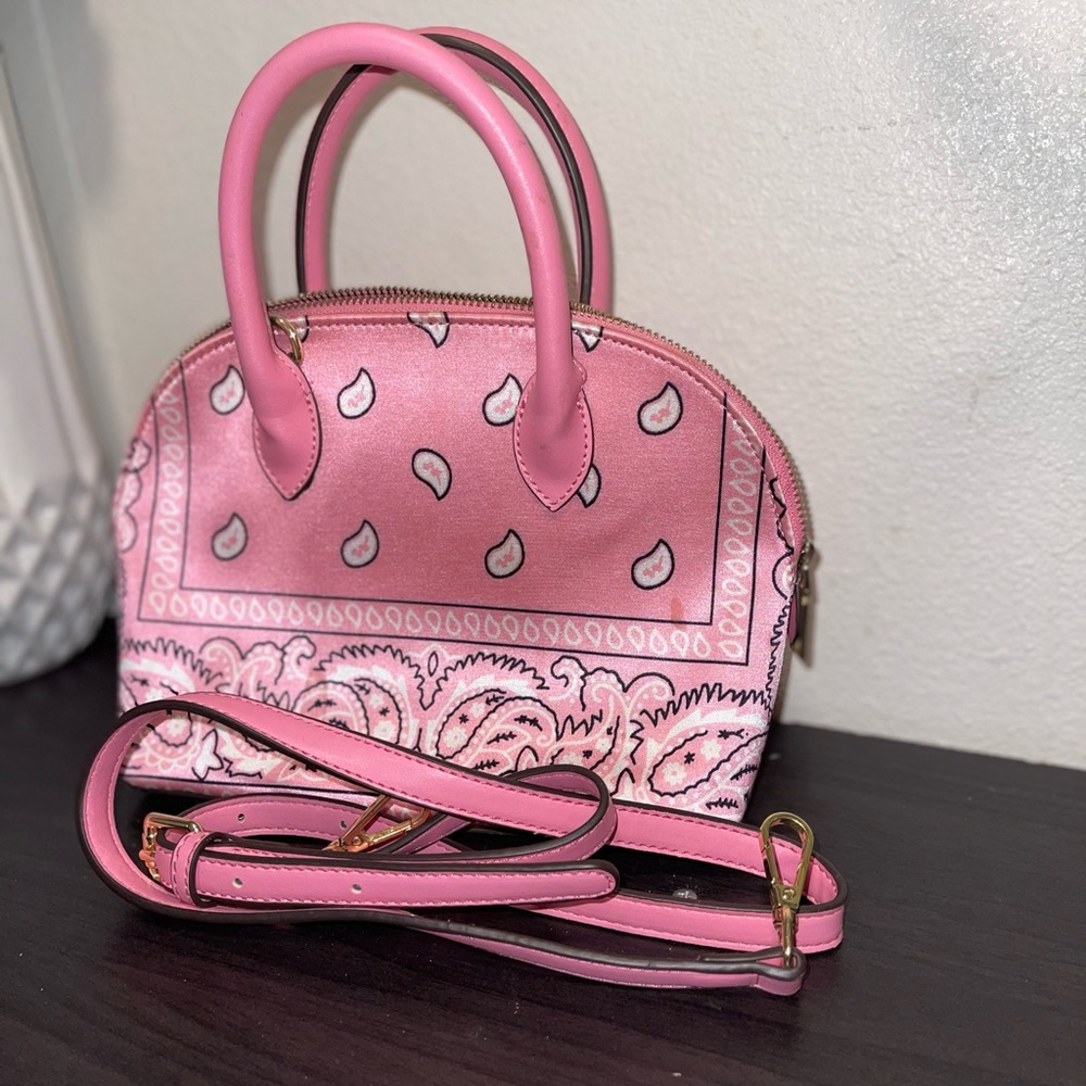 Pink Paisley Handbag